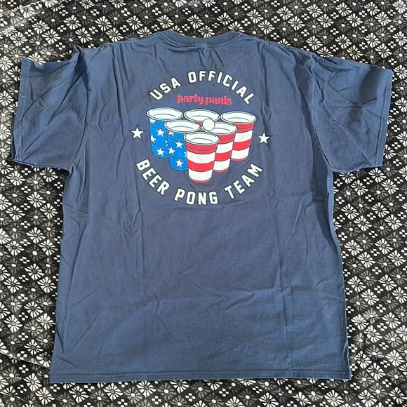 Party Pants Beer Pong T-Shirt - Picture 1 of 5